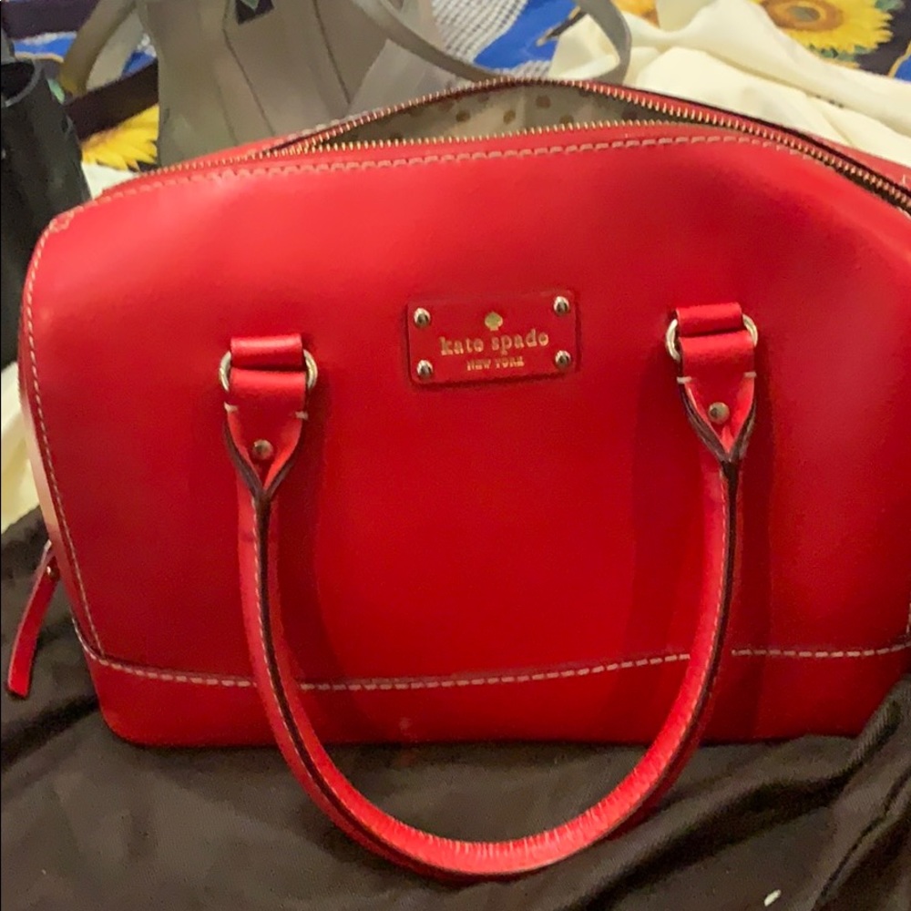 Red Kate Spade Shoulder Bag